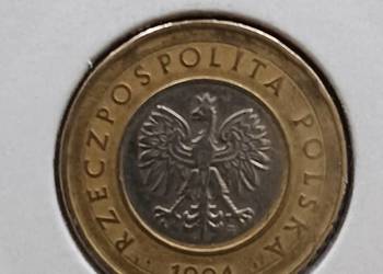 2 złote 1994 r. Destrukt głębokie bicie pierścienia