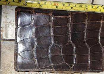 Portfel klubu golfowego.Prawie 100 letni.Naturalna skóra