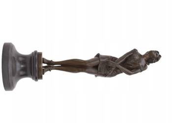 Dama Akt Kobiety w Sukience - duża figura z brązu