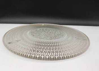 Talerz patera szklana duża ozdoba szkło tortownica