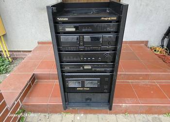 wieża schneider festiwal 2000 szafka końcówka mocy 1000w