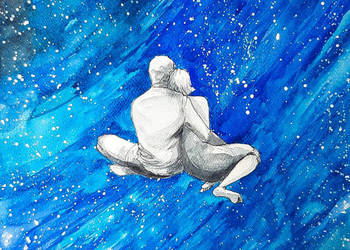 "NA WIECZNOŚĆ" romantyczna akwarela artystki Adriany Laube