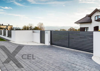 XCEL Nowoczesne ogrodzenie aluminiowe | Ogrodzenia poziome