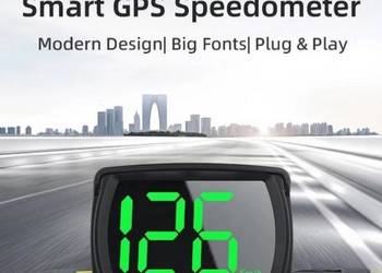 Smart GPS Speedometer LED Prędkościomierz dokładny HUD na USB