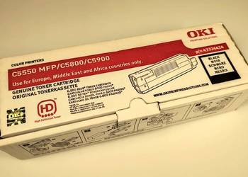 Toner OKI oryginalny 43324424 do C5500 C5550 czarny