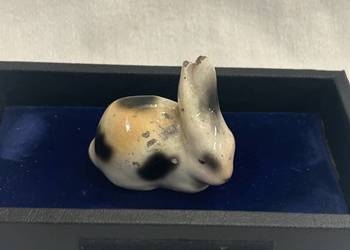 Figurka porcelanowa królik pacyków
