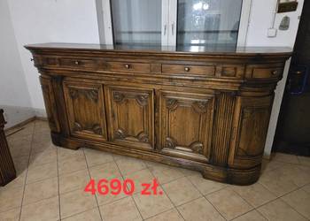 Ogromna ciężka komoda 100% dębowa stan dobry transport meble holenderskie