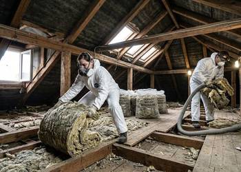 Demontaż wełny mineralnej z poddaszy, Wrocław, Oleśniica, Długołęka, Wysoka