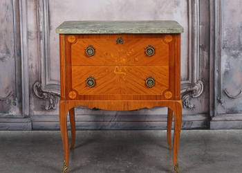 =ARTexpert= Komoda Ludwik marmurowy blat vintage