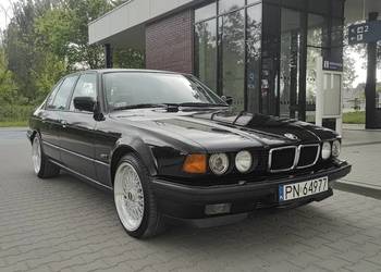 Bmw 730i E32 v8 M60b30 LPG shadowline szare skóry