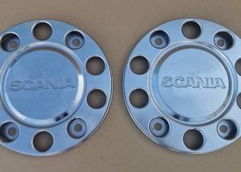 SCANIA KOŁPAK KOLPAKI OSŁONY KOŁA PRZÓD ORGINAŁ KOMPLET
