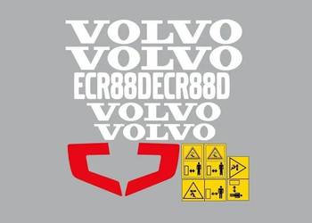 Naklejki oklejenie naklejka - VOLVO ECR88D Zamiennik