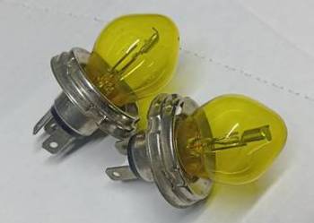 Żarówki R2 żółte fiat 125/126p żuk nysa