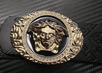 pasek czarny versace