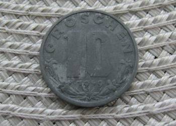 Austria 10 Groszy 1949r - Cynk