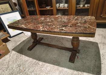 stół z marmurowym blatem – Art Deco