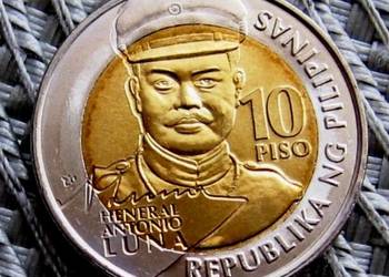 Filipiny 10 Piso 2016r--Antonio LUNA--Piękna