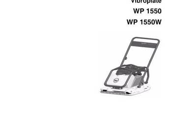 Wacker WP1550 instrukcja obsługi PL Wacker WP1550 instrukcja obsługi PL