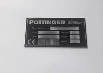Tabliczka znamionowa Pottinger