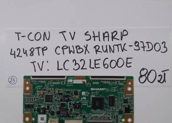 T-con logika tv Sharp 4248TP.CPWBX RUNTK-97D03