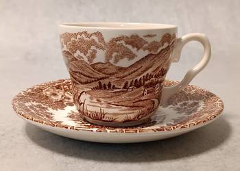 Ironstone Kolekcjonerska Herbaciana Filiżanka Duet England