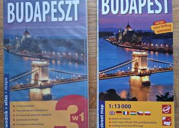 Budapeszt 3 w 1 explore!guide przewodnik+ atlas + mapa+ mini mapa