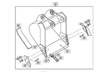 John Deere 644G,H,J, 644B, 710D,G, 724J katalog części PL