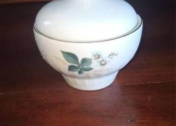 Cukiernica Scherzer, Bavaria,Germany, biała porcelana ze zło