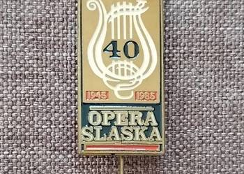 Znaczek wpinka z okacji 40 lecia Opery Śląskiej w Bytomiu. Unikat.