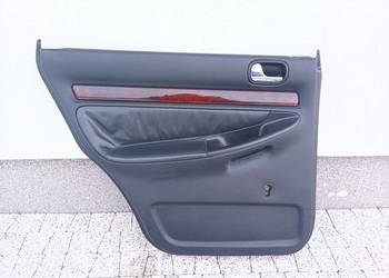 Boczek drzwi lewy tył drewno skóra Audi a4 b5