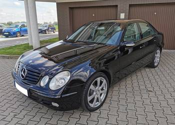 MERCEDES 04r E240 2,6 V6 177KM MANUAL,JASNE SKÓRY, DOINWESTOWANY, PERFEKT