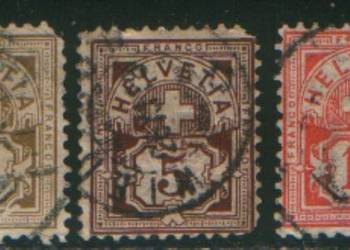 Zn. Szwajcaria Mi 45 - 7kas 1882
