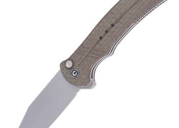 Nóż składany CIVIVI Cogent Green Micarta, Silver Bead Blasted 14C28N (C200…