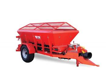 Rozsiewacz do nawozów sybkich - wapno