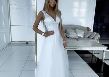 sukienka ślubna suknia S 36 slub wesele