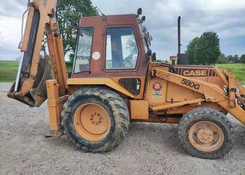 koparko ładowarka case 580G ROK 1985 ładna 3 łyzki w orginale