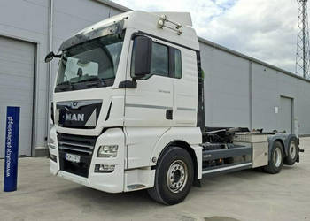MAN TGX 26.510 BL-CH(GX) E6 26.0t + Zbudowa hakowa do przewodu kontenerów …