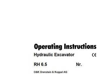 O&K RH 6.5 instrukcja obsługi PL DTR