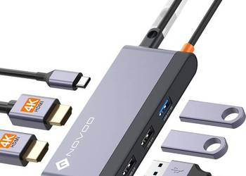 Koncentrator USB C 4K