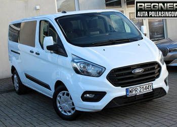 Ford Transit Custom 9-osob. L2 130KM Salon PL FV23% 1WŁ Android/Apple Temp…