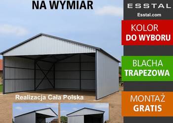 Garaż - OTWARTY  | Wiata | Hala | Garaż Blaszany| - ESSTAL-