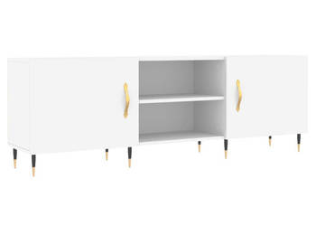 Szafka pod TV biała 150x30x50 cm materiał drewnopochodny WM-829076