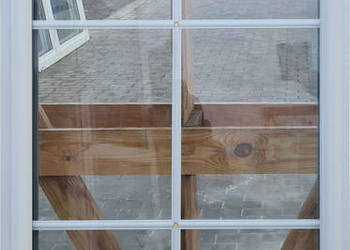 OKNA KacprzaK Witryna 70X133 FIX Używany PCV Plastikowy