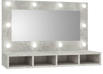 vidaXL Szafka z lustrem i oświetleniem LED(SKU:808895)
