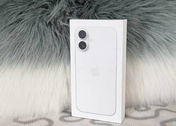 Nowy iPhone 16 128GB biały, white