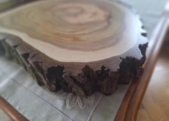 Blat do stolika kawowego z orzecha włoskiego