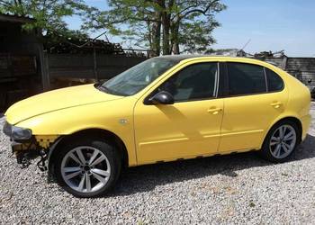BEZ silnika. Topsport Leon seat ARL 1.9tdi ORG ZÓŁTY BOGATY VIN.