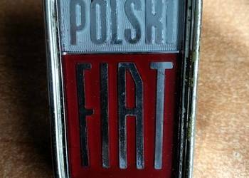 Oryginalny Emblemat POLSKI FIAT do Fiata 125p