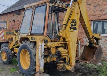 Koparko ładowarka 3 cx szczęka 4x4 widły
