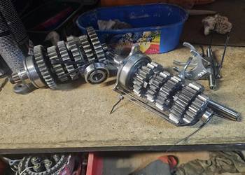 Yamaha FZ6 Fazer skrzynia biegów wałek wałki tryb tryby zębatki zębatka